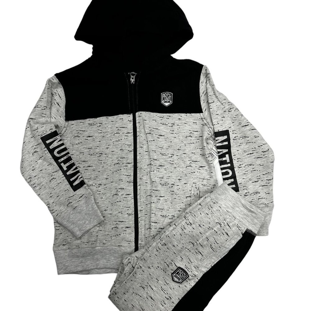 Parish Nation Zip Up Hoodie and Jogger Set (5/M)